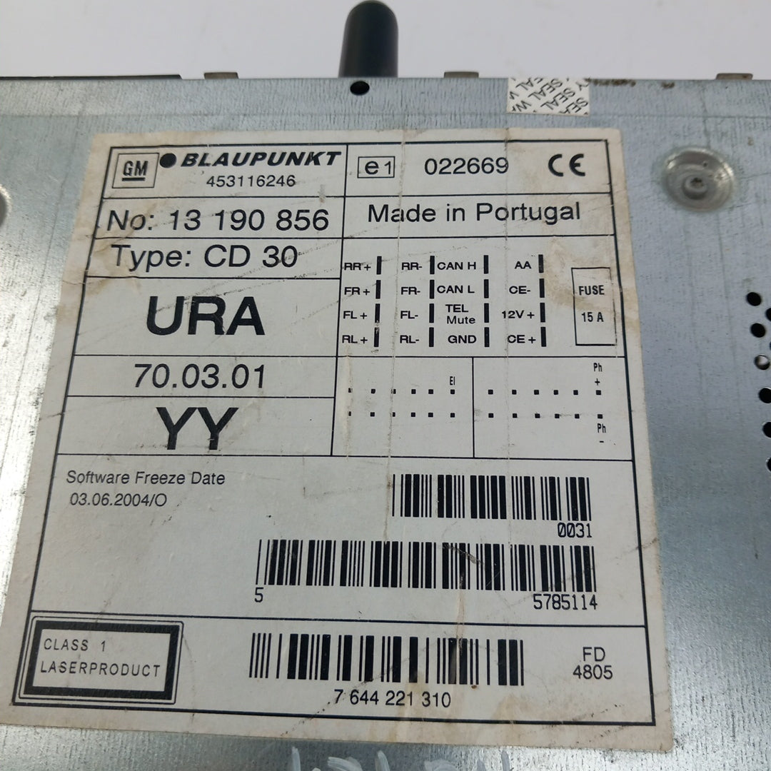 13190856 URA YY BLAUPUNKT