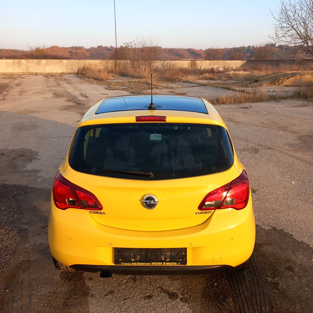 Opel Corsa E yellow 1,4 turbo 101 кс B14NEJ 2015 г./ X1501 снимки