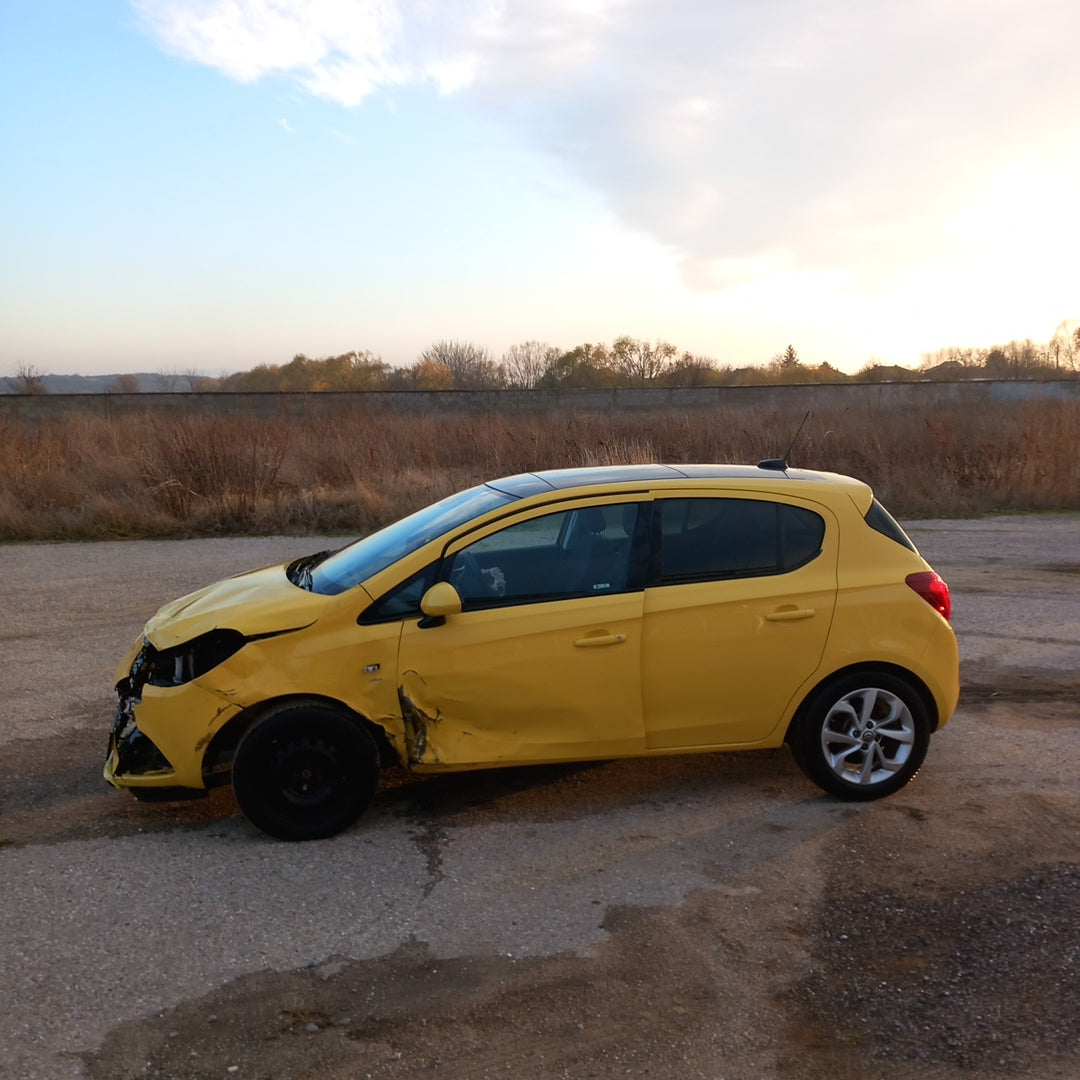 Opel Corsa E yellow 1,4 turbo 101 кс B14NEJ 2015 г./ X1501 снимки