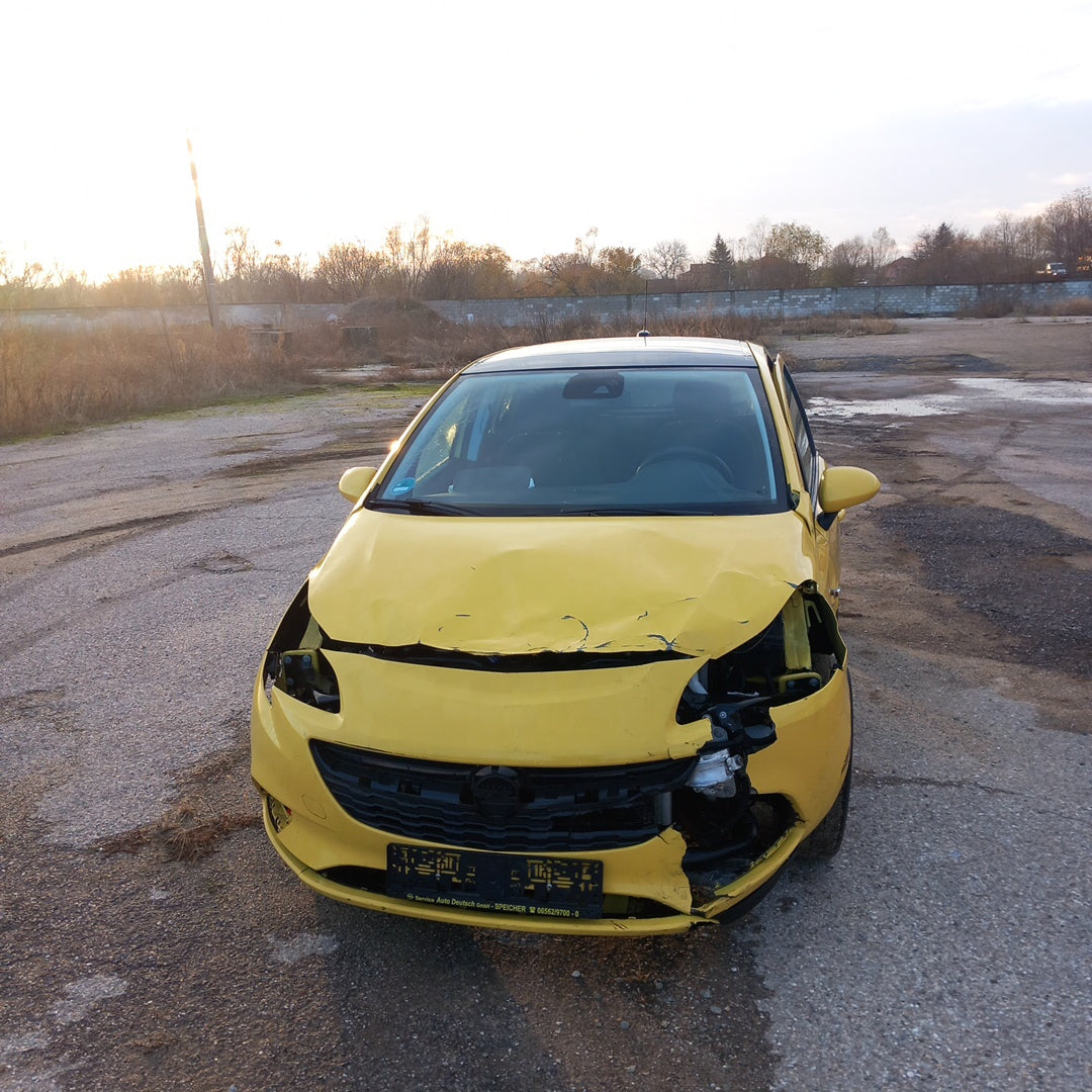 Opel Corsa E yellow 1,4 turbo 101 кс B14NEJ 2015 г./ X1501 снимки