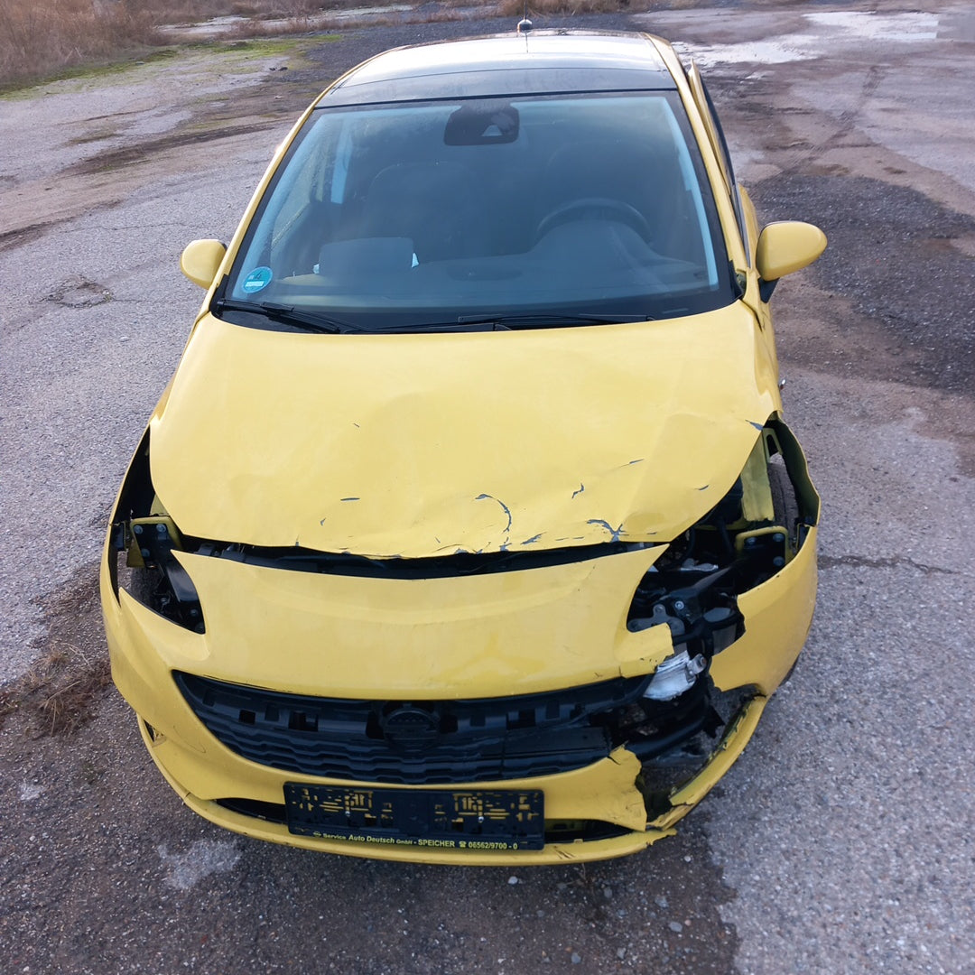 Opel Corsa E yellow 1,4 turbo 101 кс B14NEJ 2015 г./ X1501 снимки