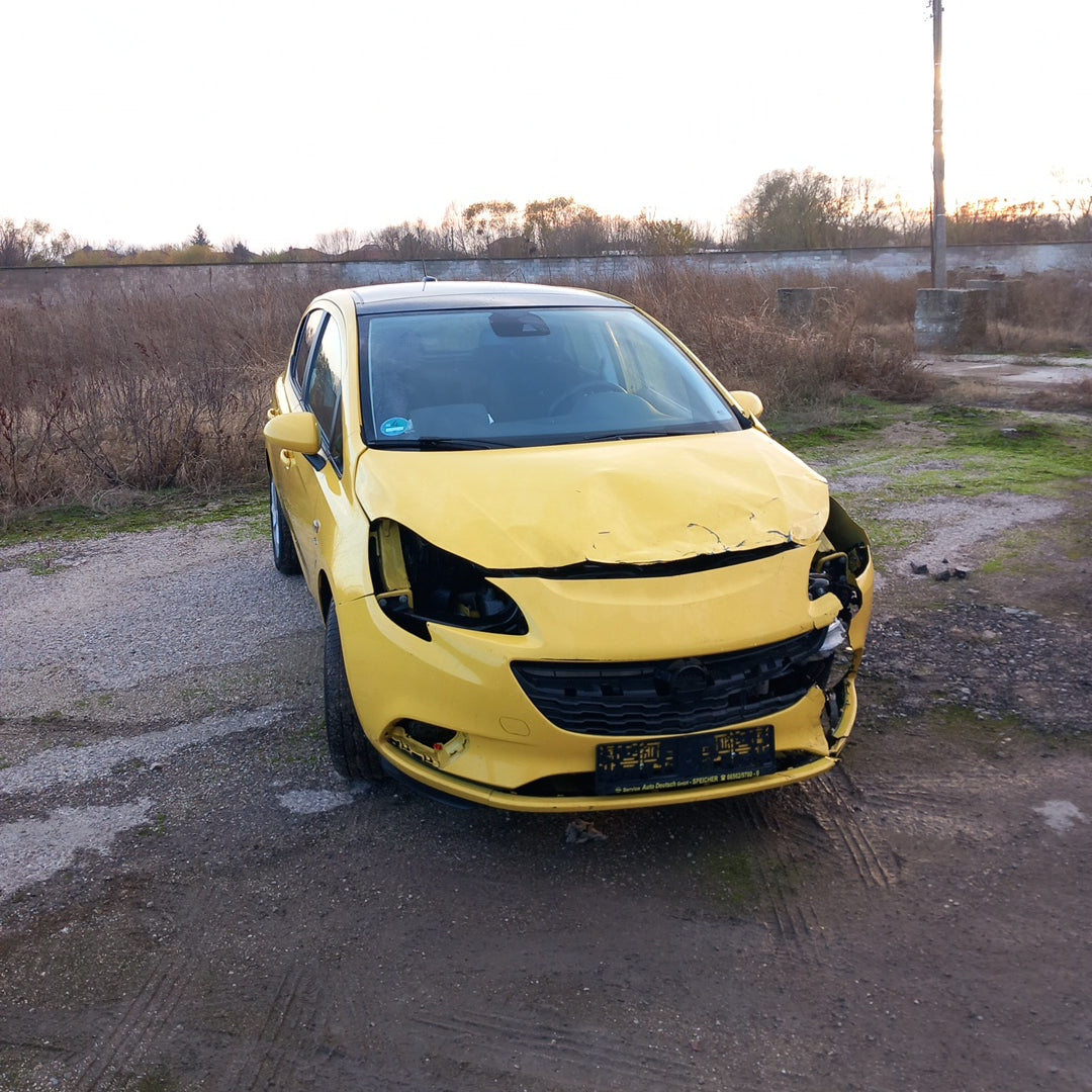 Opel Corsa E yellow 1,4 turbo 101 кс B14NEJ 2015 г./ X1501 снимки