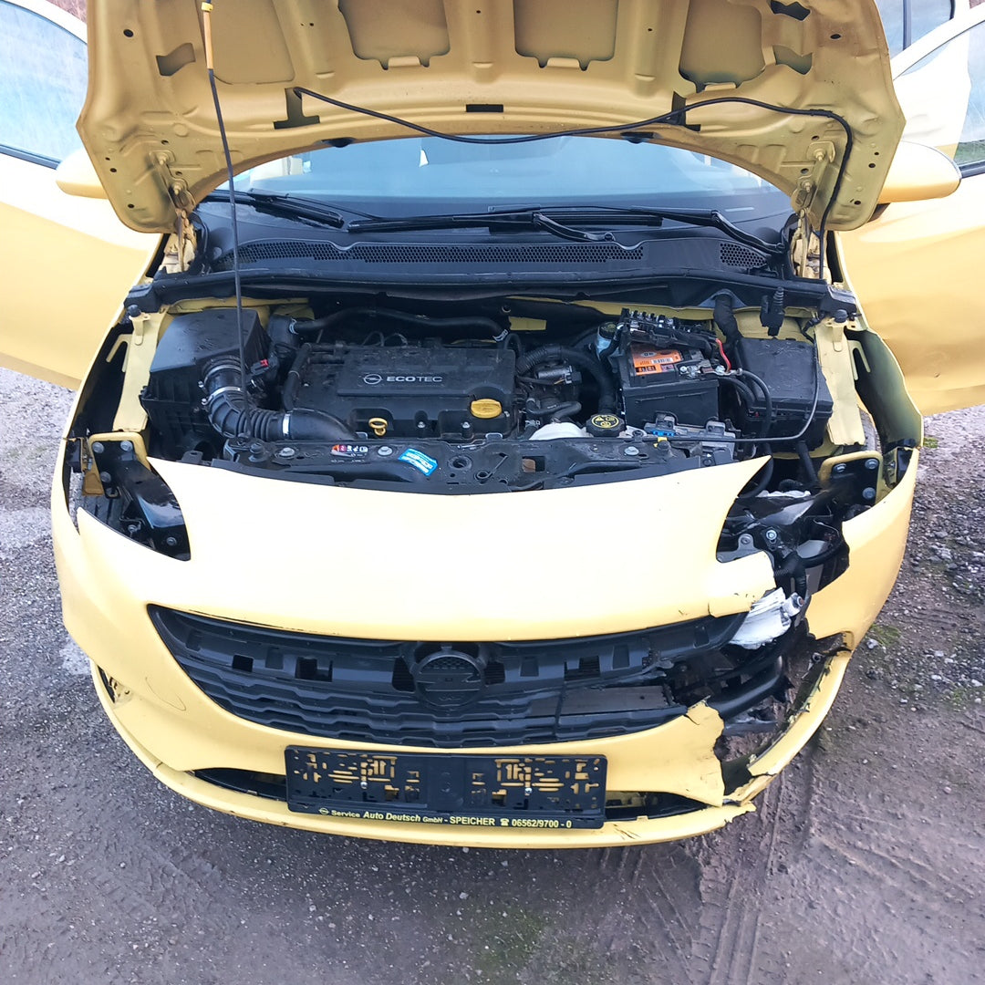 Opel Corsa E yellow 1,4 turbo 101 кс B14NEJ 2015 г./ X1501 снимки