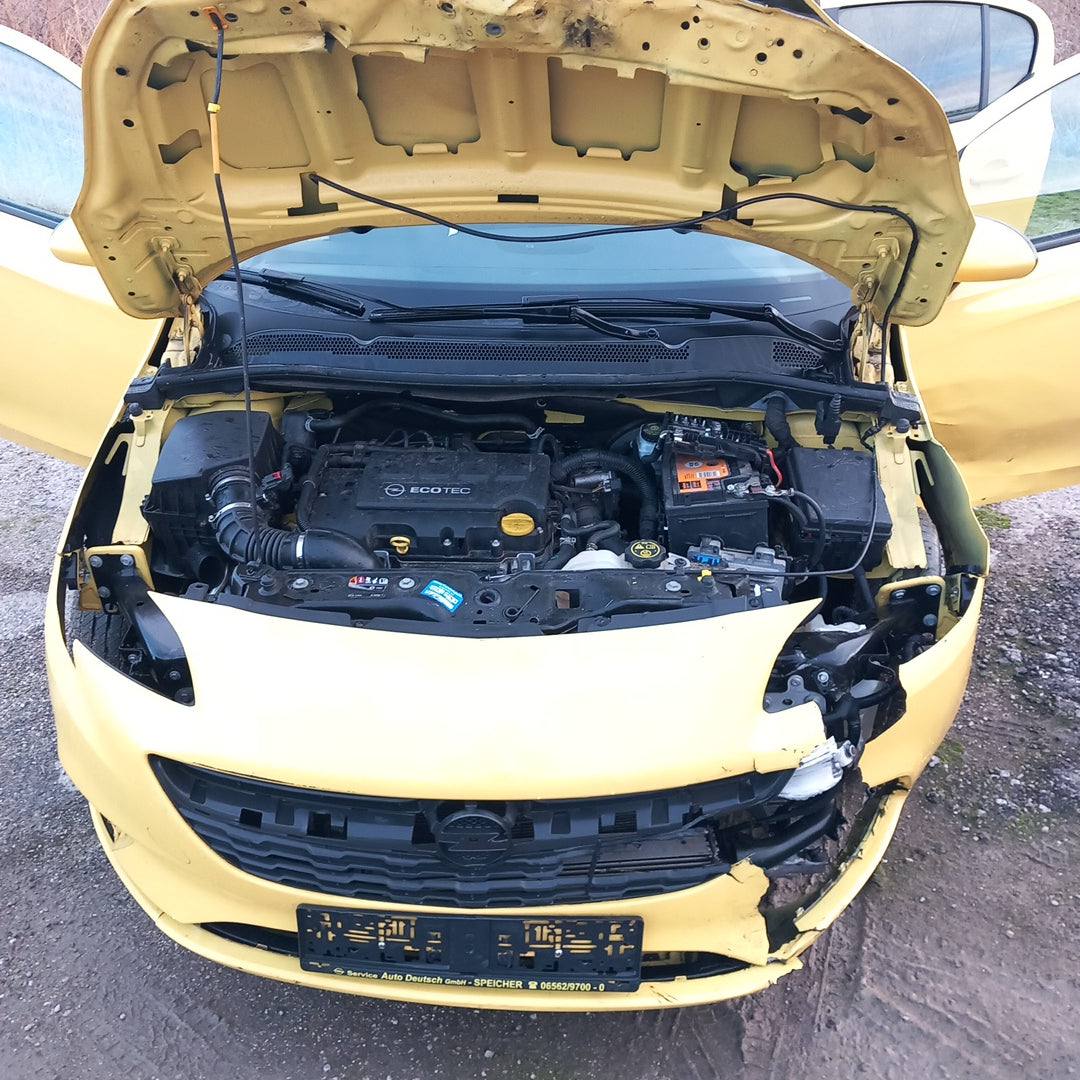 Opel Corsa E yellow 1,4 turbo 101 кс B14NEJ 2015 г./ X1501 снимки