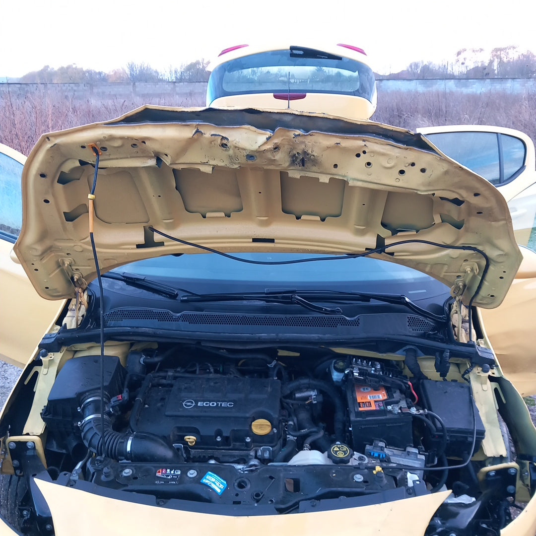 Opel Corsa E yellow 1,4 turbo 101 кс B14NEJ 2015 г./ X1501 снимки