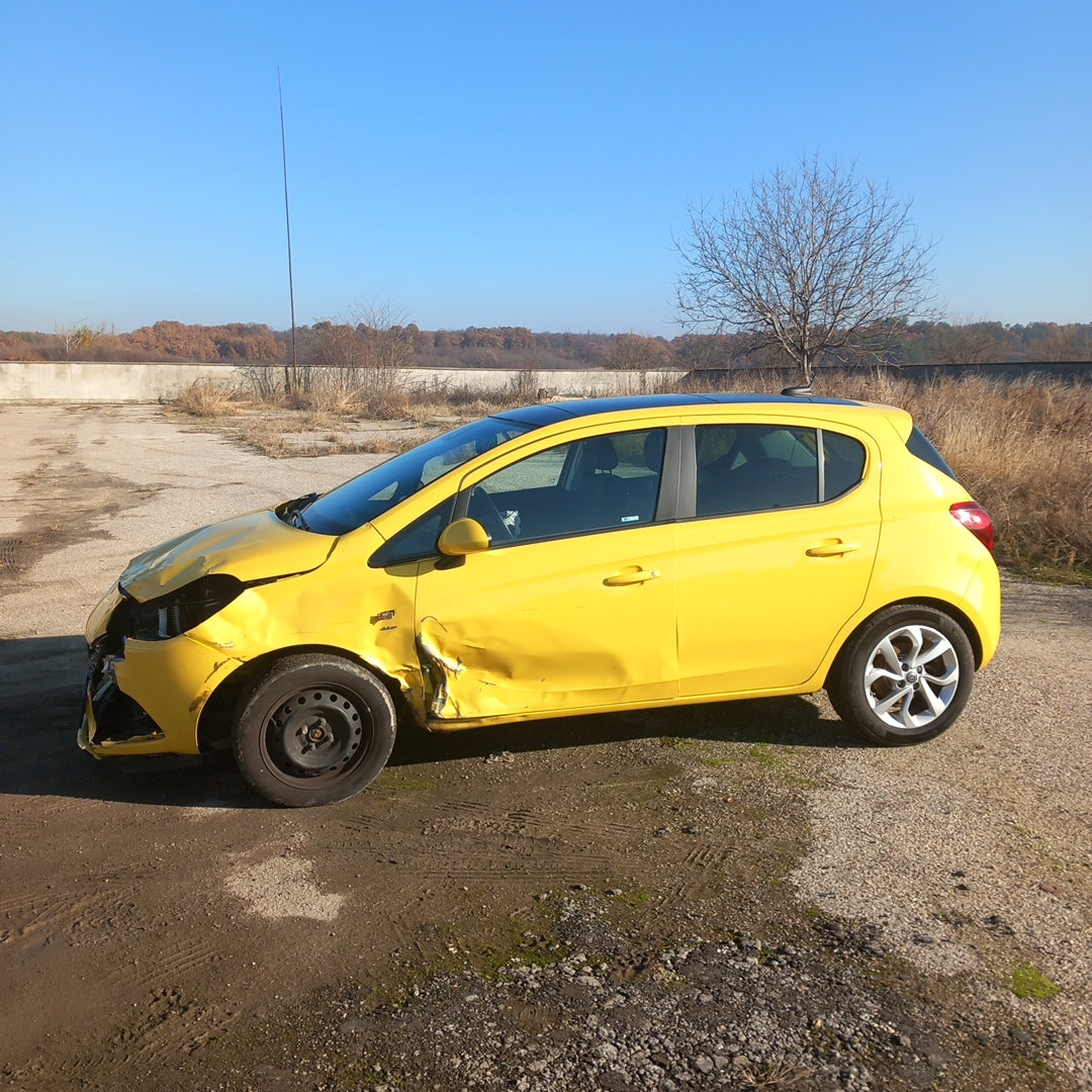 Opel Corsa E yellow 1,4 turbo 101 кс B14NEJ 2015 г./ X1501 снимки