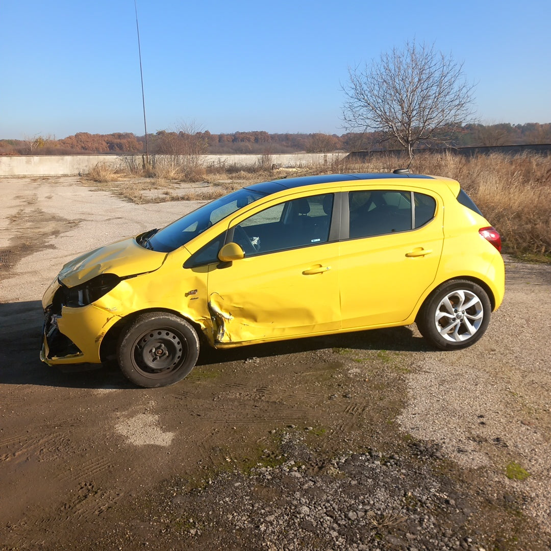 Opel Corsa E yellow 1,4 turbo 101 кс B14NEJ 2015 г./ X1501 снимки