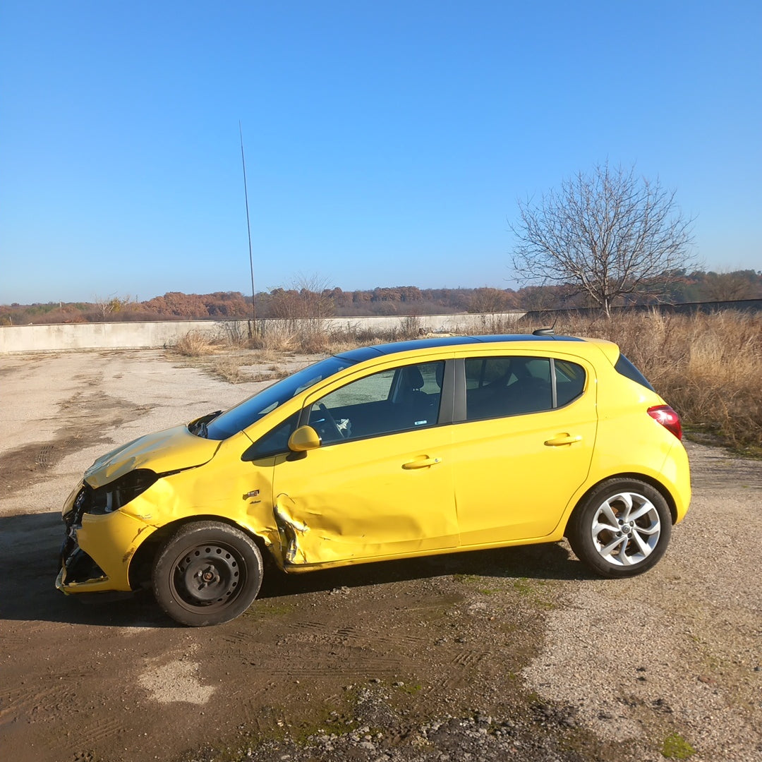 Opel Corsa E yellow 1,4 turbo 101 кс B14NEJ 2015 г./ X1501 снимки
