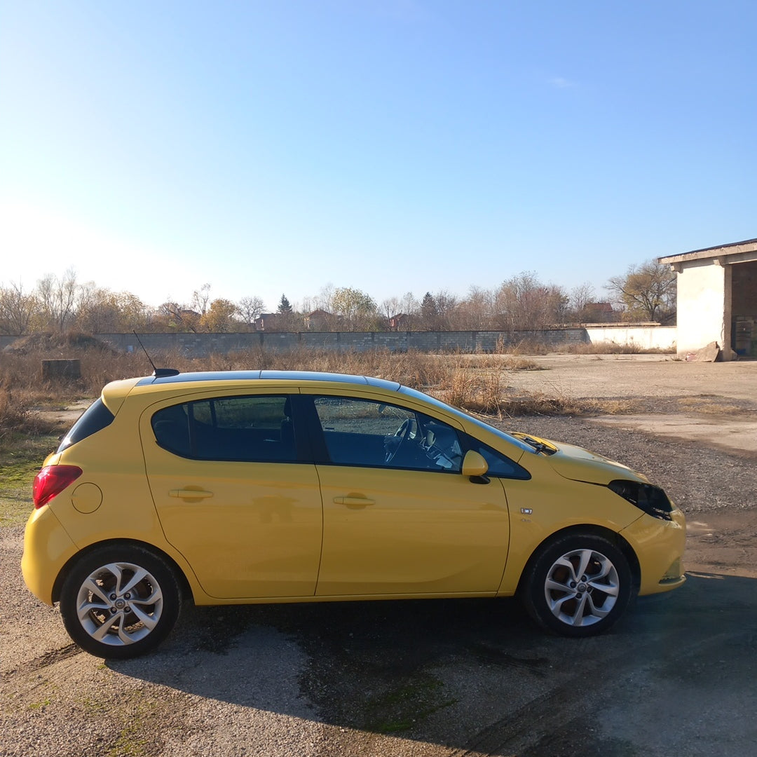 Opel Corsa E yellow 1,4 turbo 101 кс B14NEJ 2015 г./ X1501 снимки