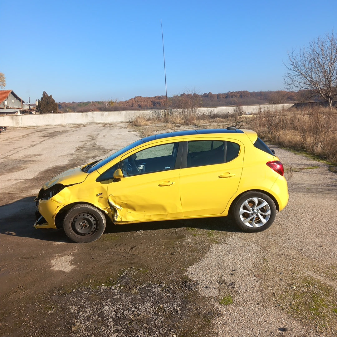 Opel Corsa E yellow 1,4 turbo 101 кс B14NEJ 2015 г./ X1501 снимки