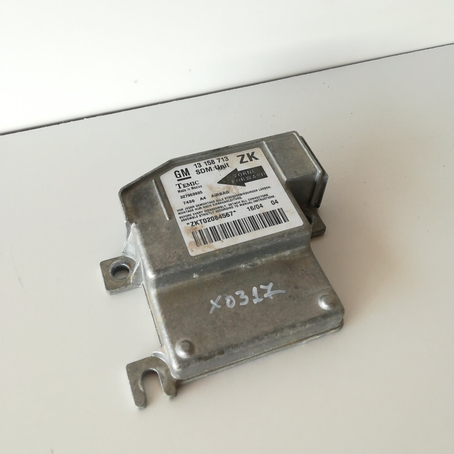 Модул управление въздушни възглавници Opel Meriva A