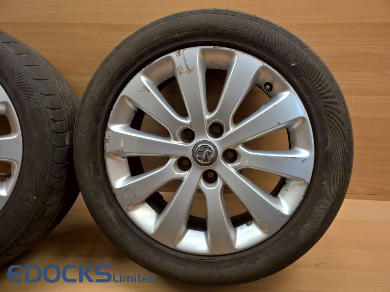 Aлуминиеви джанти 2х 17'' оригинални 7J ET44 M+S гуми 225/50/17 Astra J Zafira C Opel