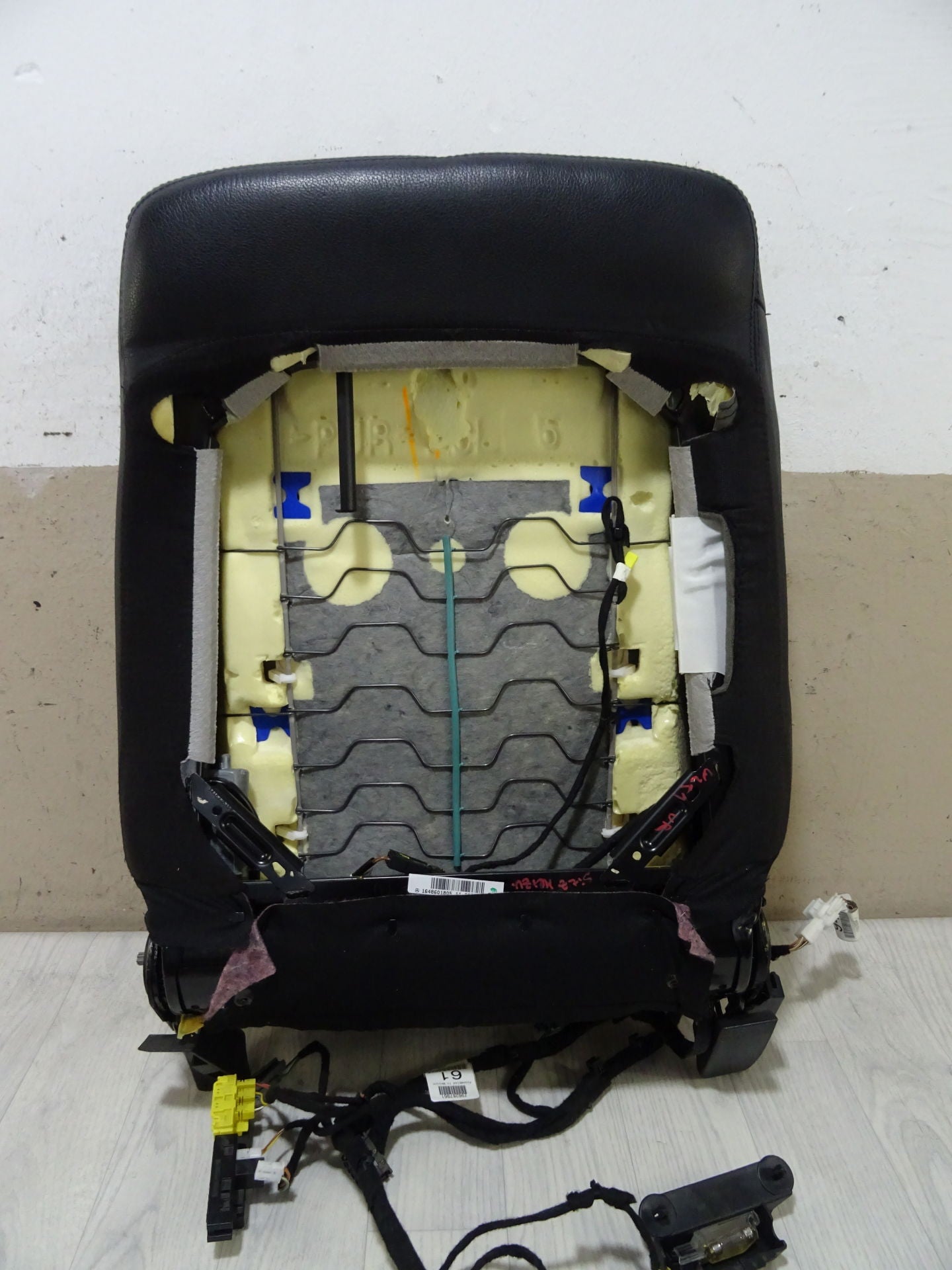 Облегалка на седалка седалка кожена пътническа седалка предна дясна Mercedes Benz W164 ML W251