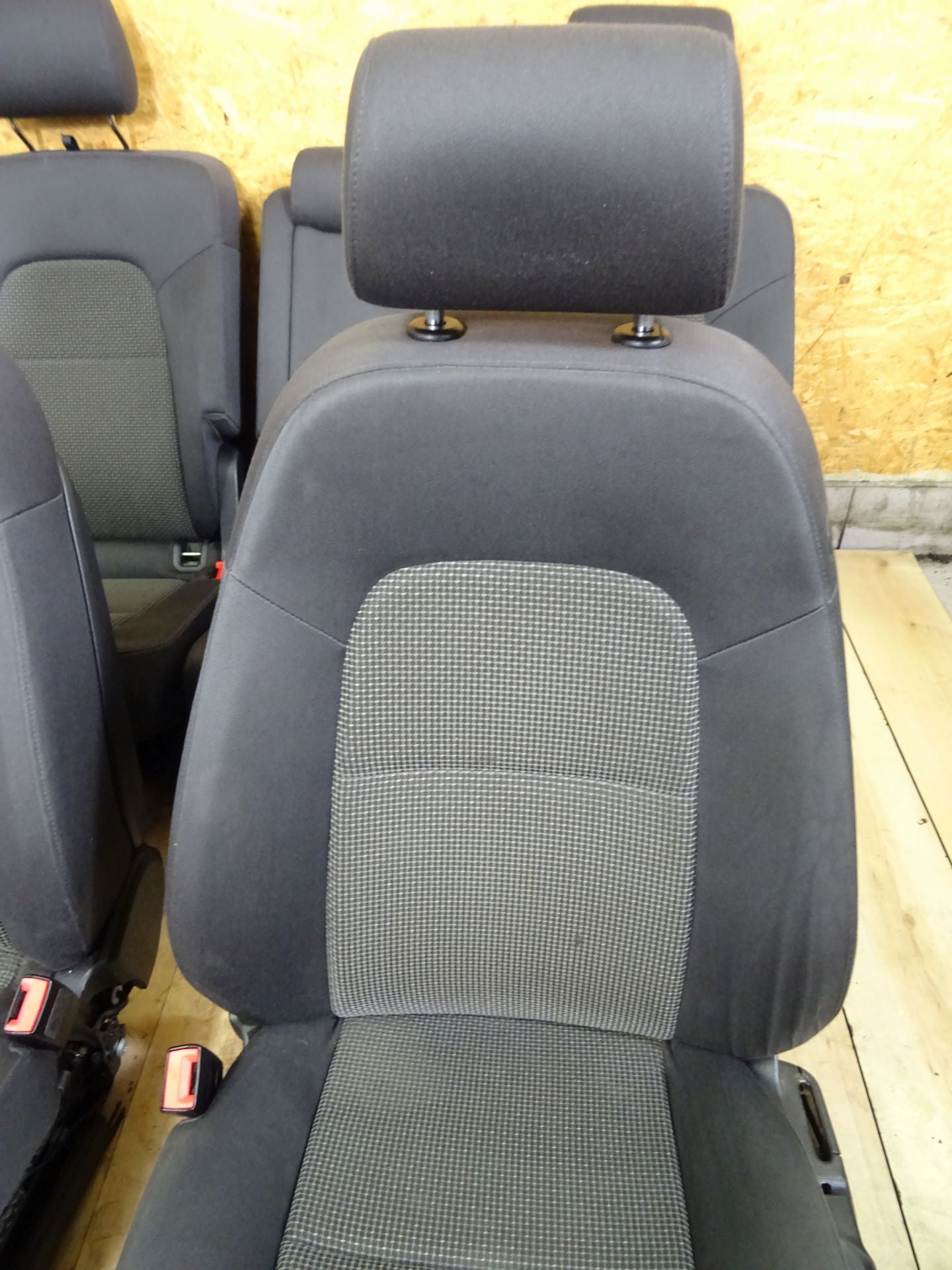 Плат Седалки Седалка Интериор Черни Сиви Седалки Audi Q7 4L