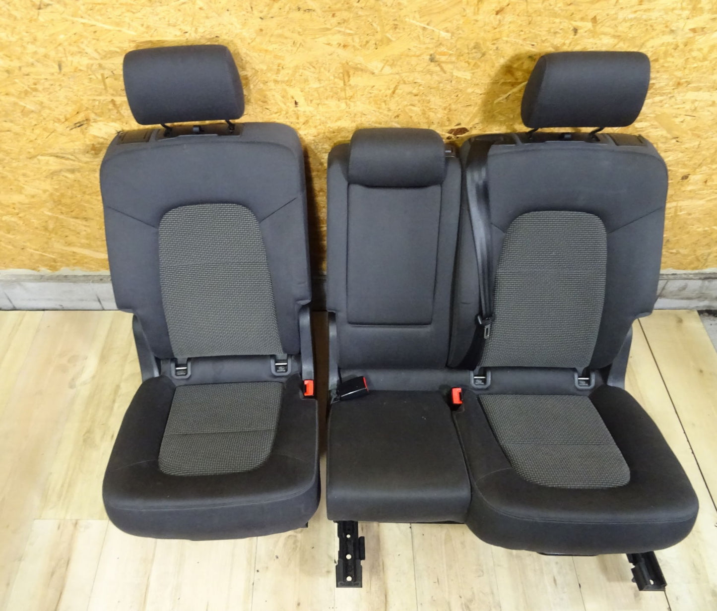 Плат Седалки Седалка Интериор Черни Сиви Седалки Audi Q7 4L