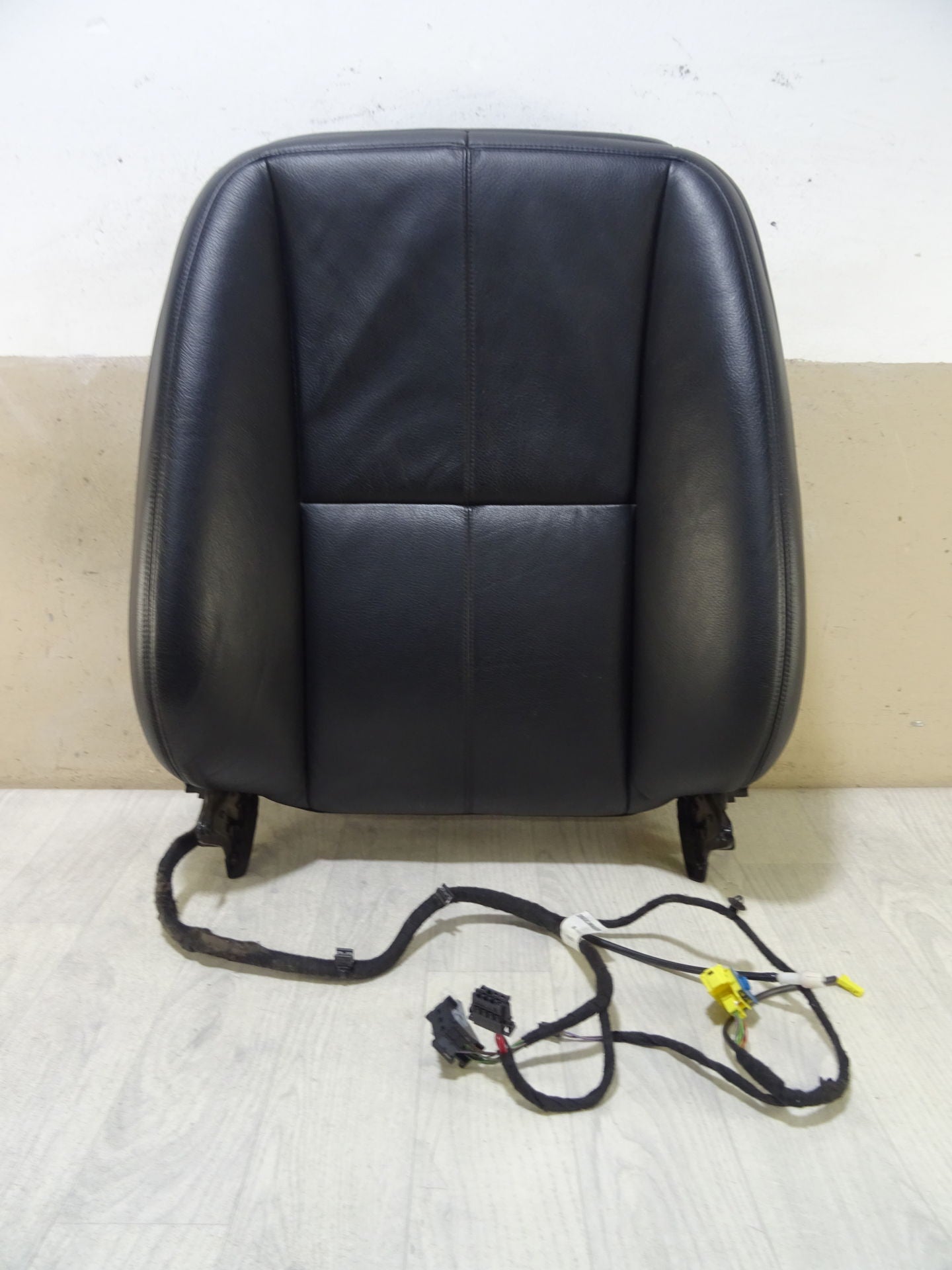 Sitz Sitzlehne Leder Schwarz Sitzheizung Beifahrersitz rechts Mercedes W221