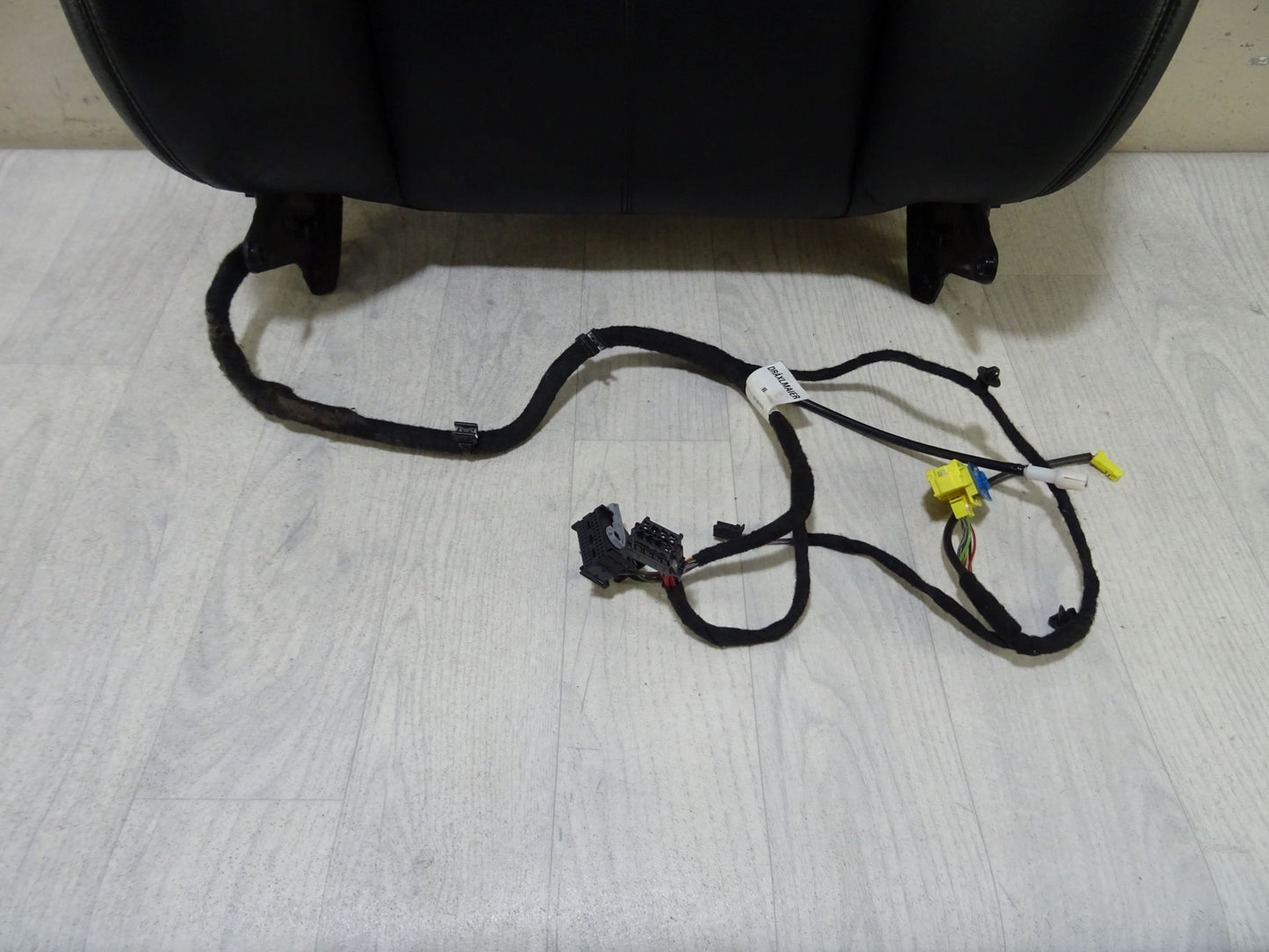 Sitz Sitzlehne Leder Schwarz Sitzheizung Beifahrersitz rechts Mercedes W221