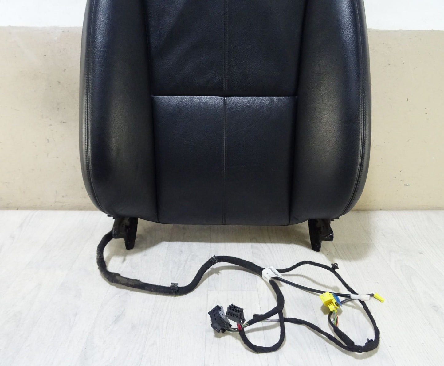 Sitz Sitzlehne Leder Schwarz Sitzheizung Beifahrersitz rechts Mercedes W221