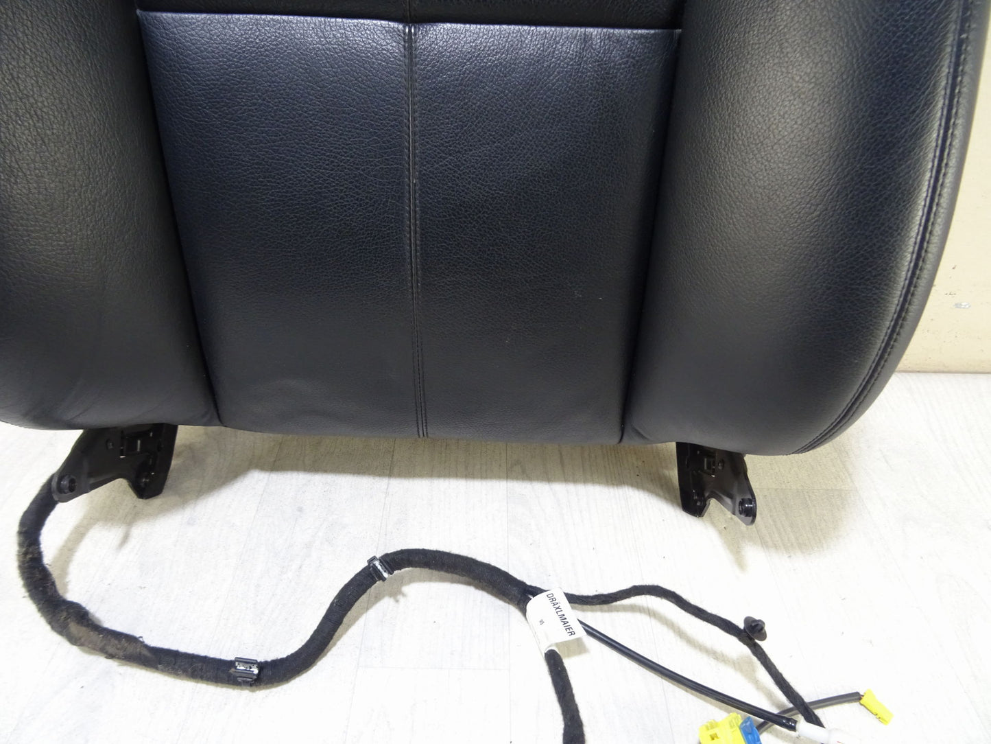 Sitz Sitzlehne Leder Schwarz Sitzheizung Beifahrersitz rechts Mercedes W221