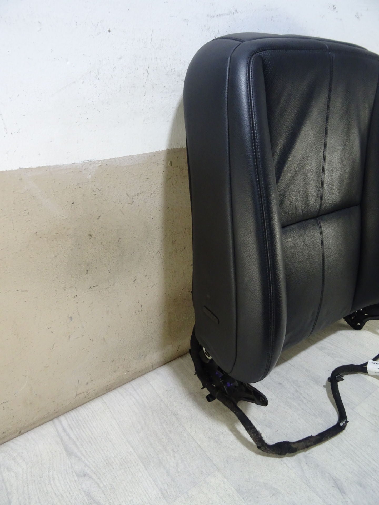Sitz Sitzlehne Leder Schwarz Sitzheizung Beifahrersitz rechts Mercedes W221