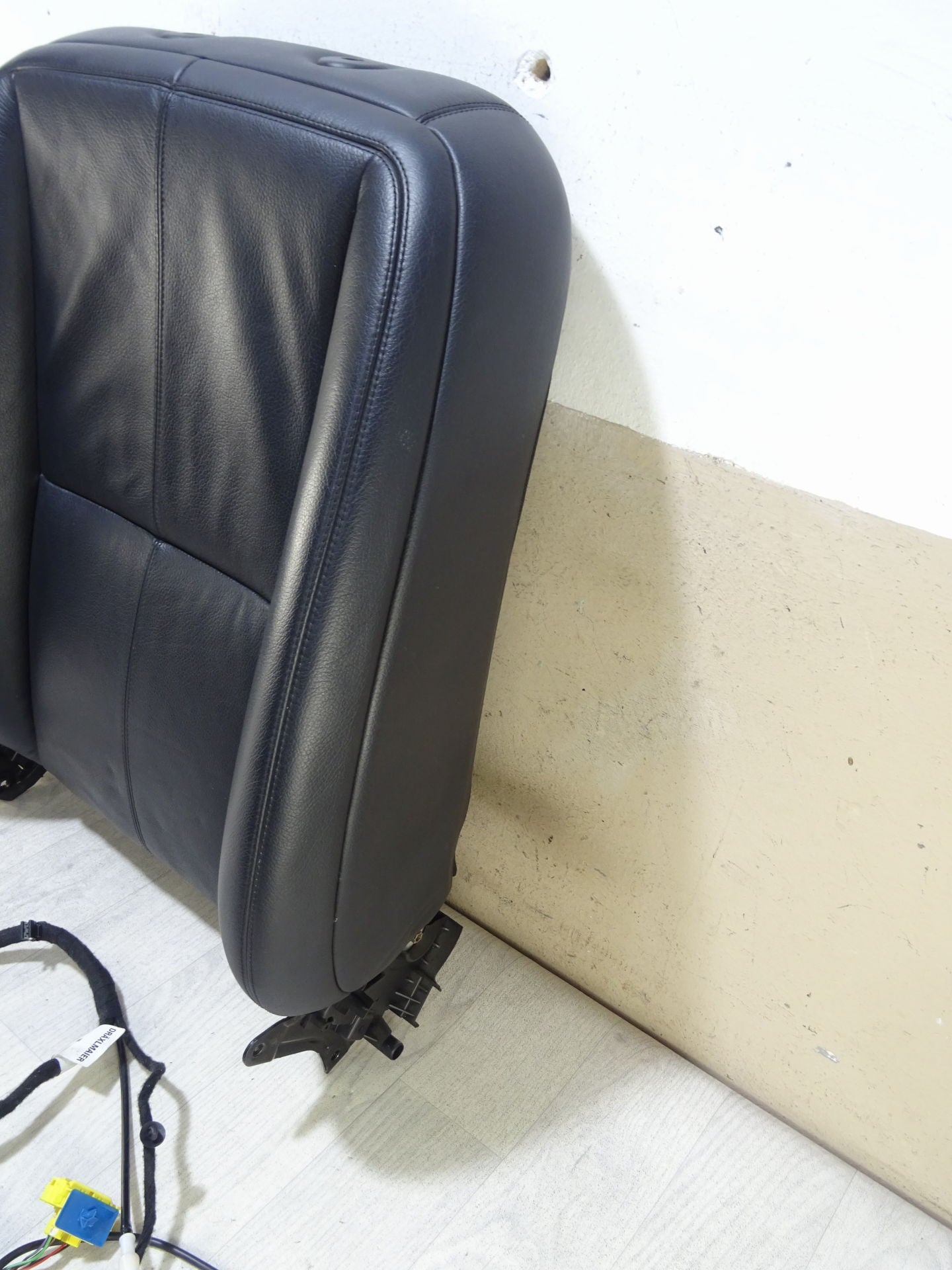 Sitz Sitzlehne Leder Schwarz Sitzheizung Beifahrersitz rechts Mercedes W221