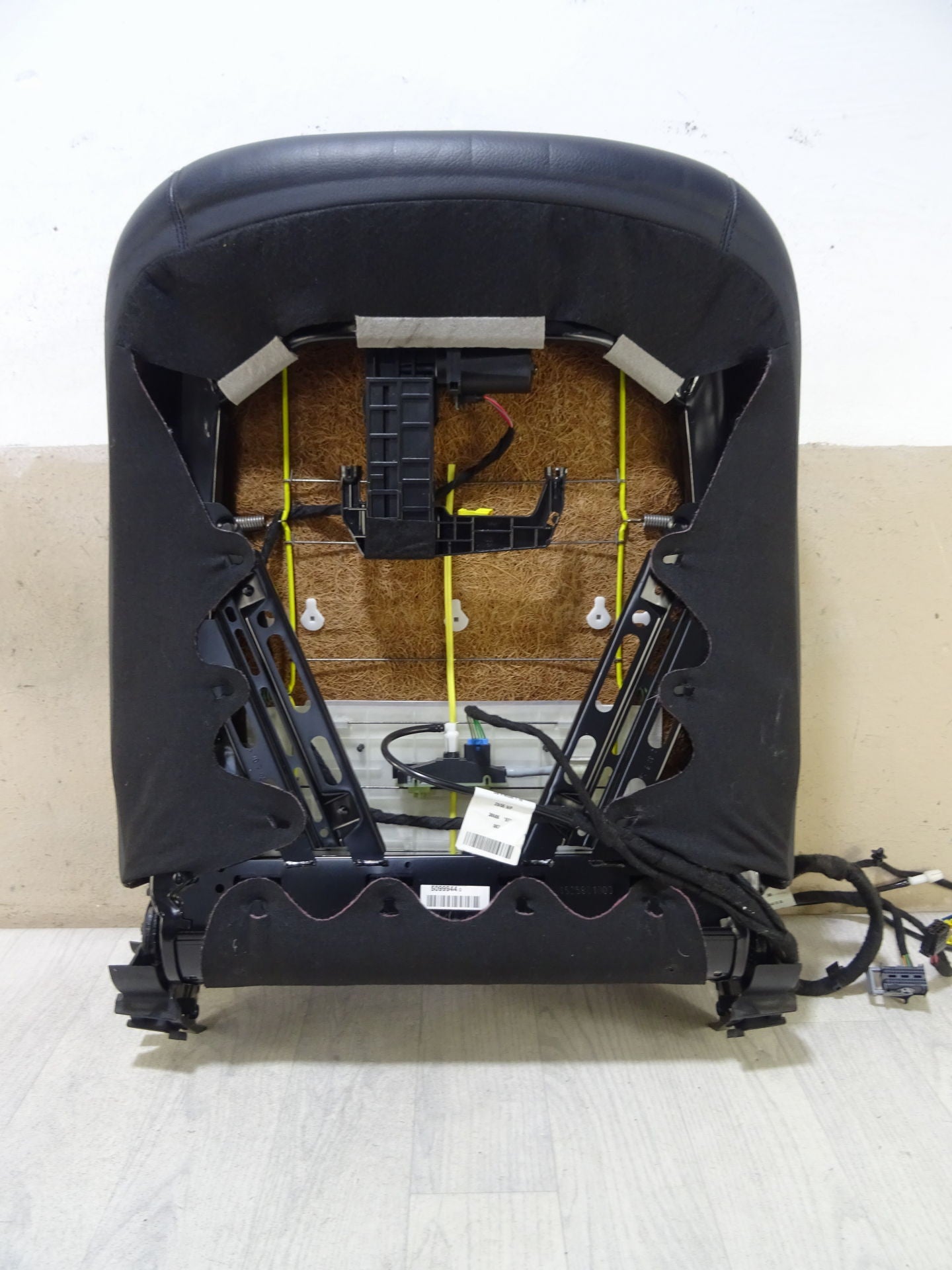 Sitz Sitzlehne Leder Schwarz Sitzheizung Beifahrersitz rechts Mercedes W221