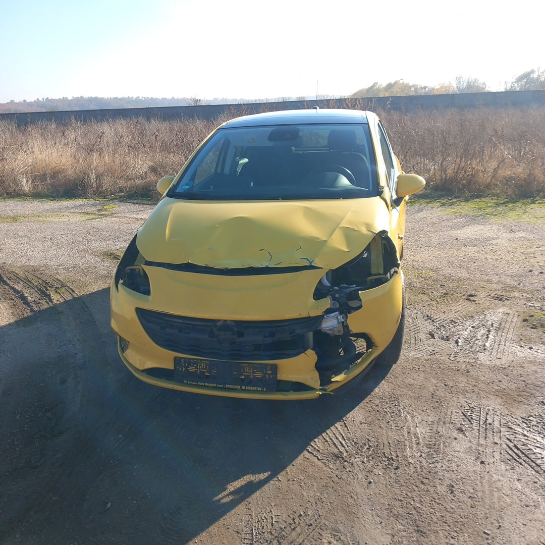 Opel Corsa E yellow 1,4 turbo 101 кс B14NEJ 2015 г./ X1501 снимки