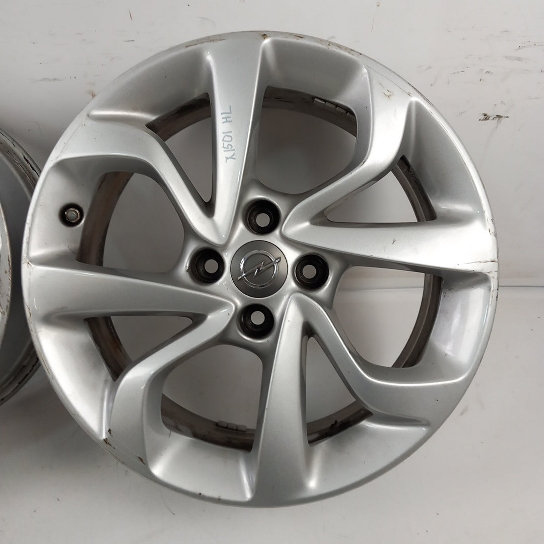 Джанта алуминиева 16" цола на бройка 6,5xJ16 IS40 4x100 ET 39 вентил сензор Opel Corsa E