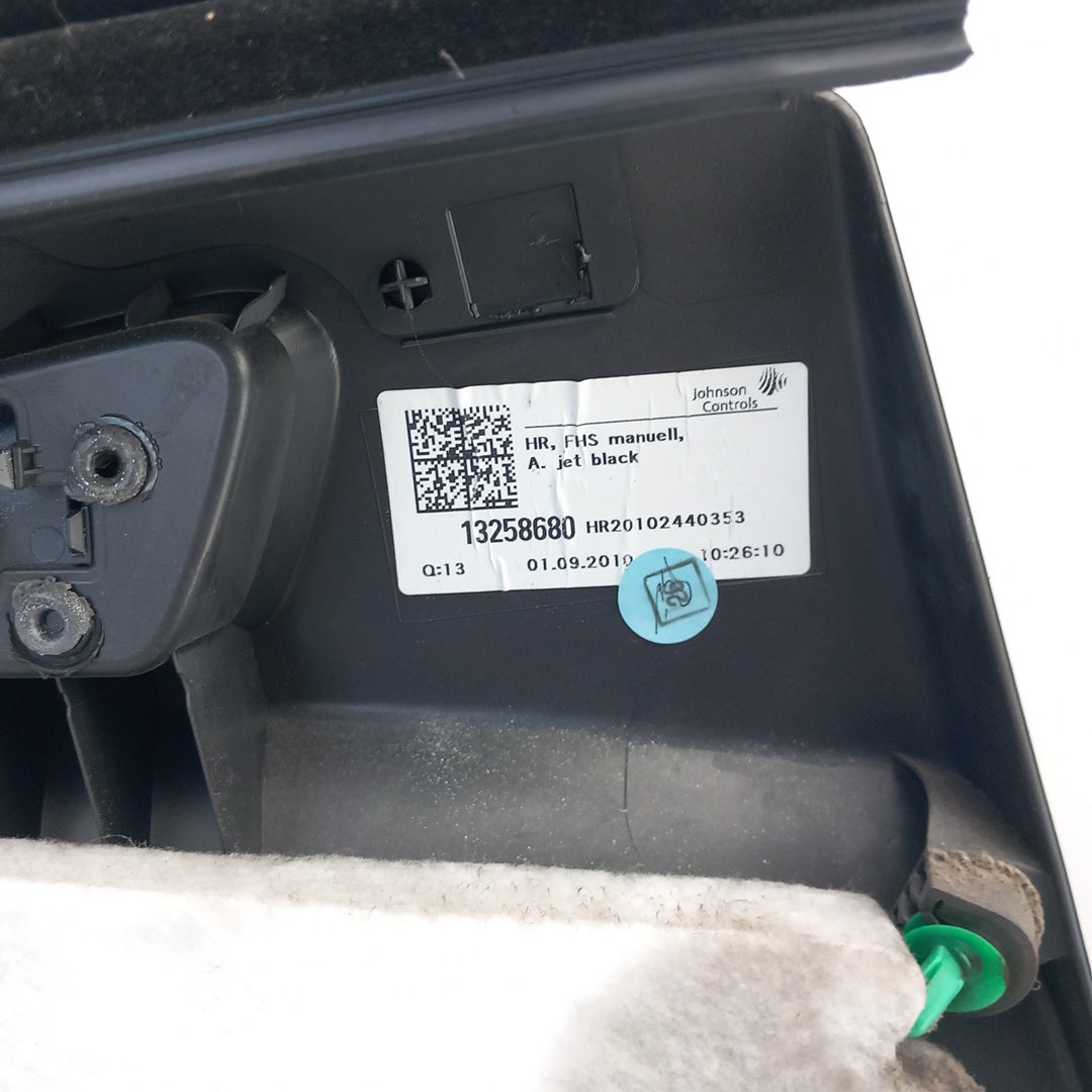 Кора на врата задна дясна плат, черна Opel Astra J 5 врати