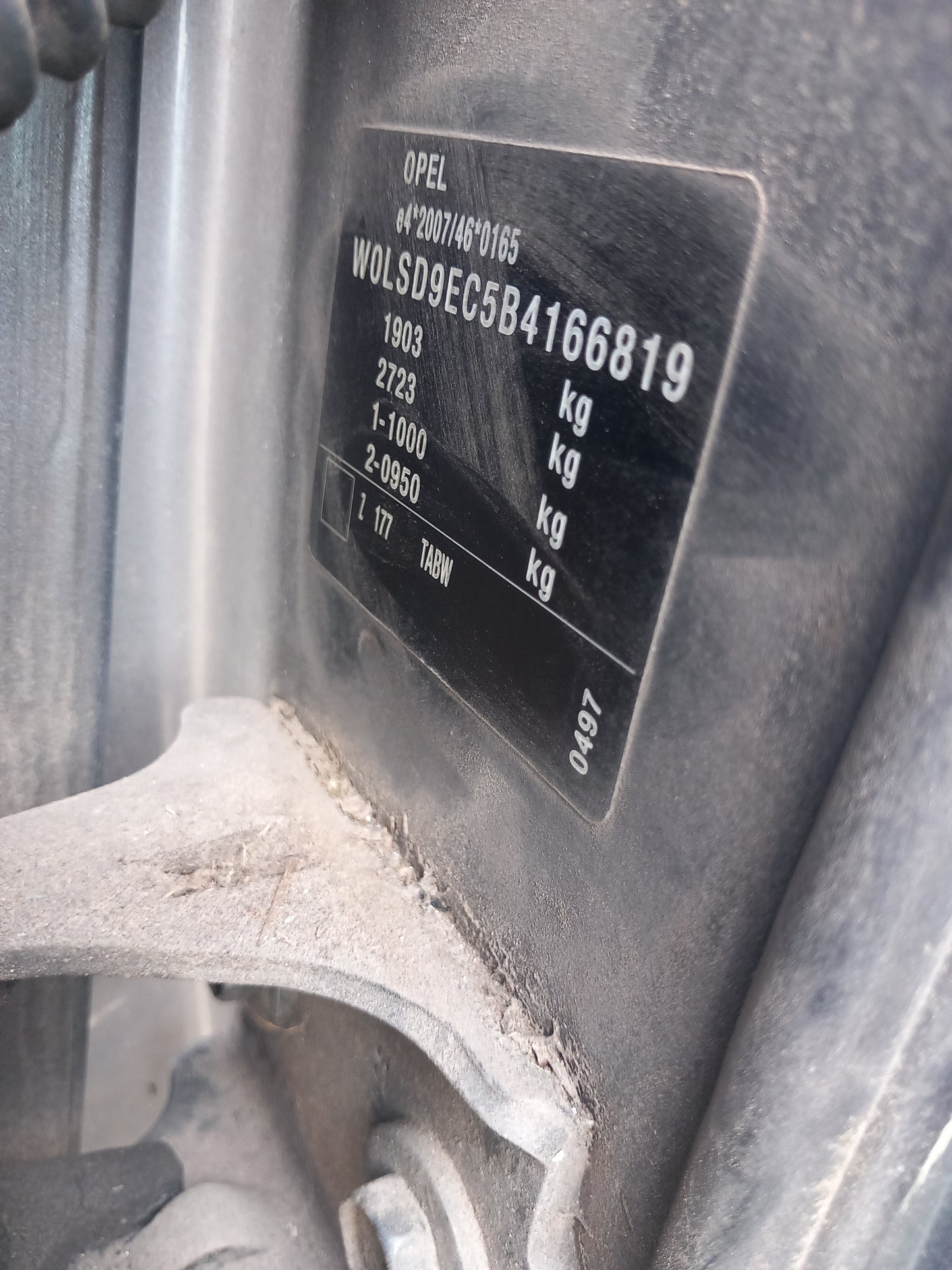 Opel Meriva B 1,4 Grey A14XER S1011-000 снимки