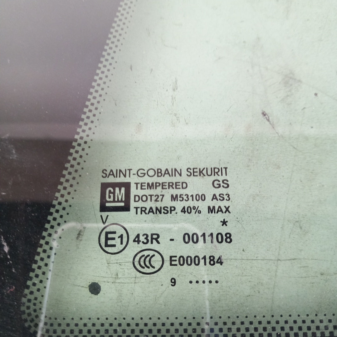 Стъкло фиксирано задно ляво странично Opel Corsa D 3 Врати