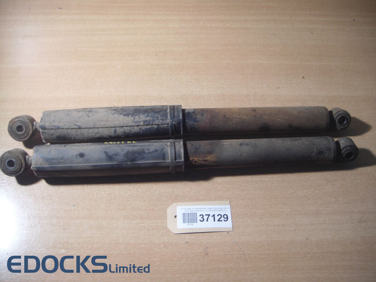 Комплект 2х амортисьори задни ляви десни (за джанти 15 цола) Movano A Opel