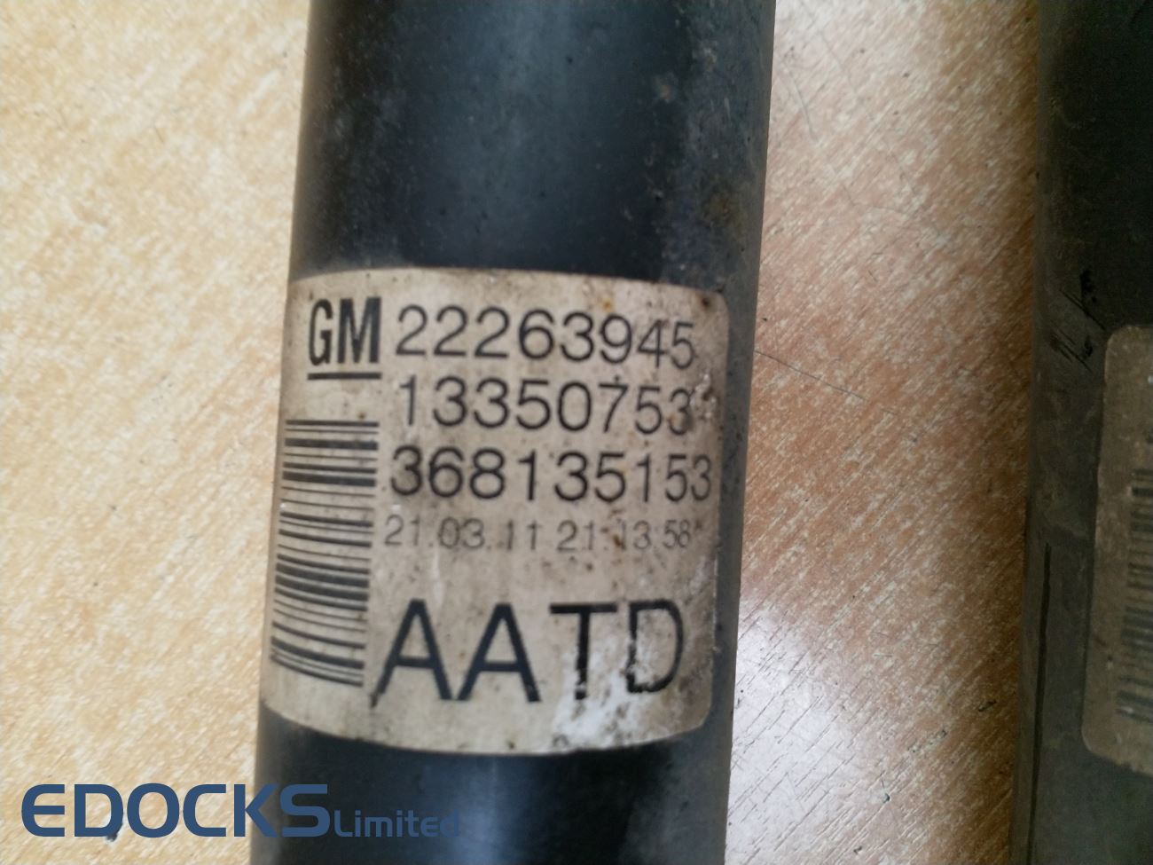 Комплект амортисьори заден ляв десен оригинални AATD Meriva B Opel